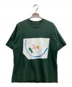 PLAN Cプランシー）の古着「プリントTシャツ」｜グリーン