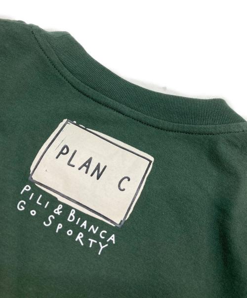 PLAN C（プランシー）Plan C (プランシー) プリントTシャツ グリーン サイズ:Sの古着・服飾アイテム