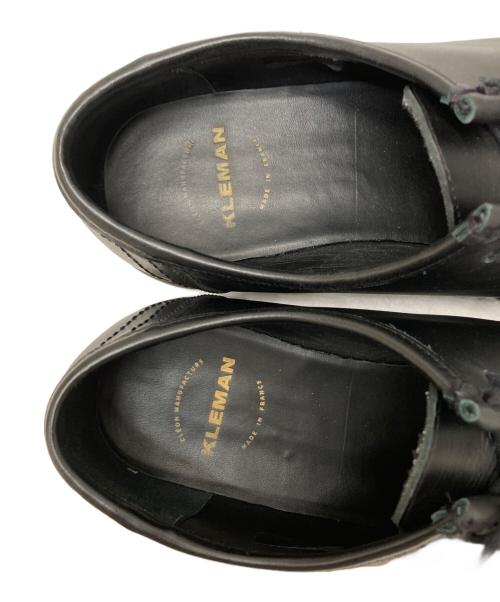 KLEMAN（クレマン）KLEMAN (クレマン) チロリアンシューズ ブラック サイズ:42の古着・服飾アイテム