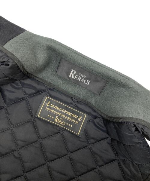 THE RERACS（ザ リラクス）THE RERACS (ザ リラクス) ボア切替しベスト グレー サイズ:46の古着・服飾アイテム