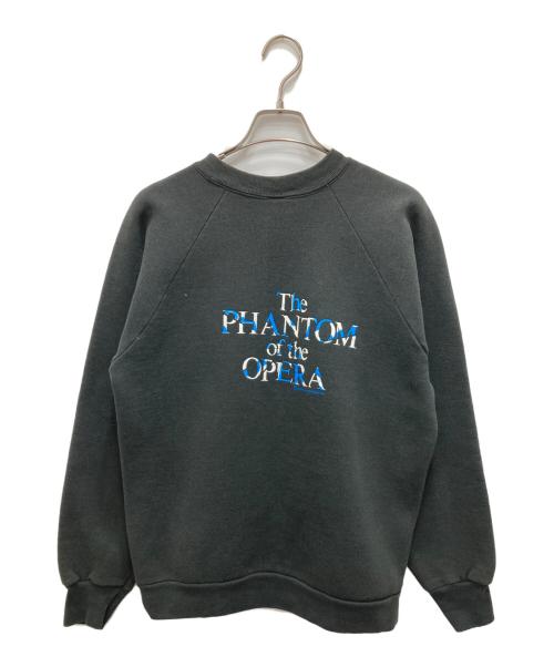 FRUIT OF THE LOOM（フルーツオブザルーム）FRUIT OF THE LOOM (フルーツオブザルーム) プリントスウェット ブラック サイズ:Lの古着・服飾アイテム