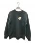 FRUIT OF THE LOOM（フルーツオブザルーム）の古着「プリントスウェット」｜ブラック
