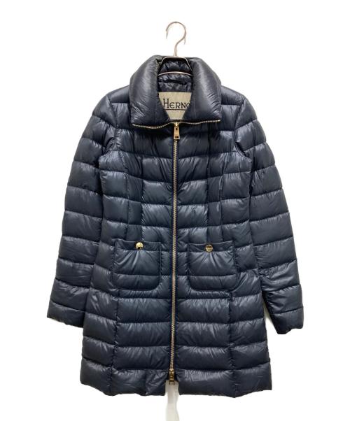 HERNO（ヘルノ）HERNO (ヘルノ) ダウンコート ネイビー サイズ:40の古着・服飾アイテム