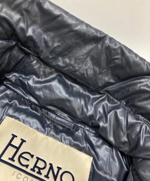 HERNO（ヘルノ）HERNO (ヘルノ) ダウンコート ネイビー サイズ:40の古着・服飾アイテム