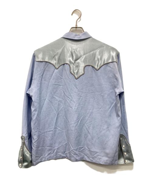 TOGA VIRILIS（トーガ ビリリース）TOGA VIRILIS (トーガ ビリリース) ウエスタンシャツ ブルー サイズ:44の古着・服飾アイテム