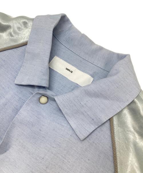 TOGA VIRILIS（トーガ ビリリース）TOGA VIRILIS (トーガ ビリリース) ウエスタンシャツ ブルー サイズ:44の古着・服飾アイテム