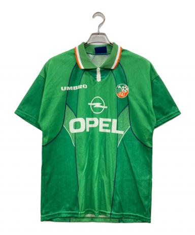 希少 Umbro アンブロ vintage ゲームシャツ 中古・古着通販】UMBRO (アンブロ) ゲームシャツ グリーン サイズ:97ー
