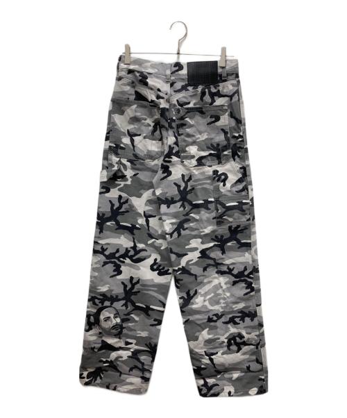 MARC JACOBS（マークジェイコブズ）MARC JACOBS (マークジェイコブズ) Camo Oversized Jean グレー サイズ:W23(実寸参照)の古着・服飾アイテム