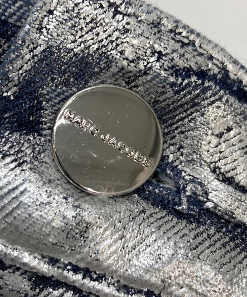 MARC JACOBS（マークジェイコブズ）MARC JACOBS (マークジェイコブズ) モノクロマチック モノグラム デニム オーバーサイズ ジーンズ シルバー サイズ:26の古着・服飾アイテム