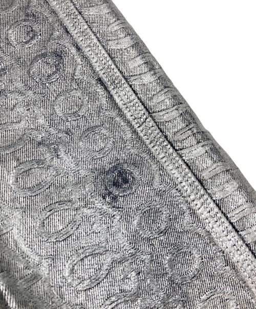 MARC JACOBS（マークジェイコブズ）MARC JACOBS (マークジェイコブズ) モノクロマチック モノグラム デニム オーバーサイズ ジーンズ シルバー サイズ:26の古着・服飾アイテム