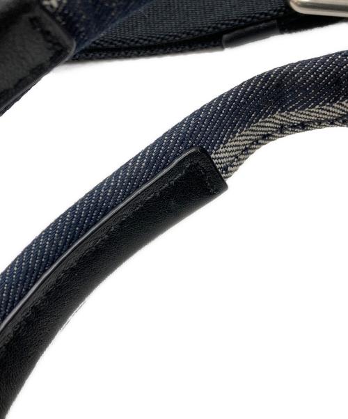 MARC JACOBS（マークジェイコブズ）MARC JACOBS (マークジェイコブズ) デニムモノグラム柄2WAYトートバッグ インディゴの古着・服飾アイテム