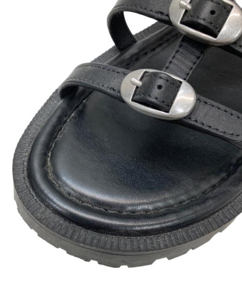 MARC JACOBS（マークジェイコブズ）MARC JACOBS (マークジェイコブズ) he Kiki グラディエーター サンダル ブラック サイズ:38の古着・服飾アイテム