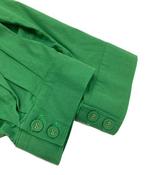 pheeta（フィータ）pheeta (フィータ) アップリケバンドカラーシャツ グリーン サイズ:FREEの古着・服飾アイテム