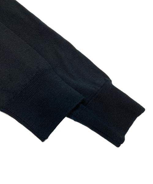 JOHN SMEDLEY（ジョンスメドレー）JOHN SMEDLEY (ジョンスメドレー) ウールニットポロシャツ ブラック サイズ:Mの古着・服飾アイテム