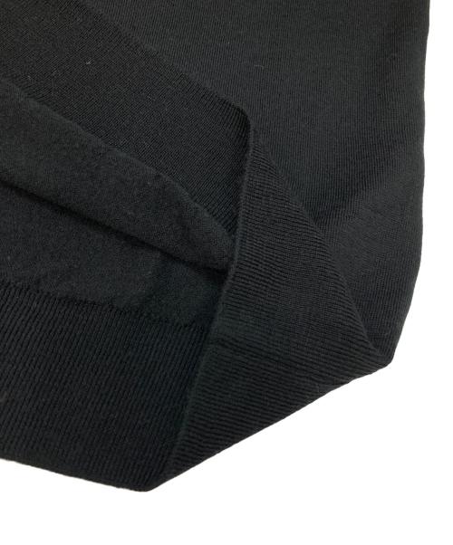 JOHN SMEDLEY（ジョンスメドレー）JOHN SMEDLEY (ジョンスメドレー) ウールニットポロシャツ ブラック サイズ:Mの古着・服飾アイテム