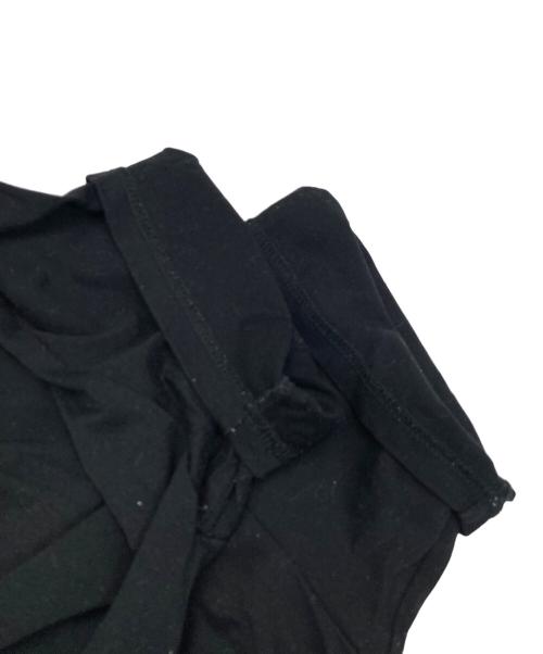 kolor/BEACON（カラービーコン）kolor/BEACON (カラービーコン) 襟デザインVネックTシャツ ブラック サイズ:2の古着・服飾アイテム
