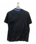 kolor/BEACON (カラービーコン) 襟デザインVネックTシャツ ブラック サイズ:2：10000円