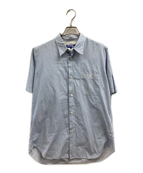 JUNYA WATANABE MAN（ジュンヤワタナベマン）JUNYA WATANABE MAN (ジュンヤワタナベマン) ストライプシャツ ブルー サイズ:Mの古着・服飾アイテム