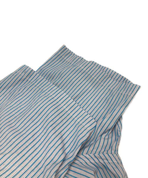 JUNYA WATANABE MAN（ジュンヤワタナベマン）JUNYA WATANABE MAN (ジュンヤワタナベマン) ストライプシャツ ブルー サイズ:Mの古着・服飾アイテム