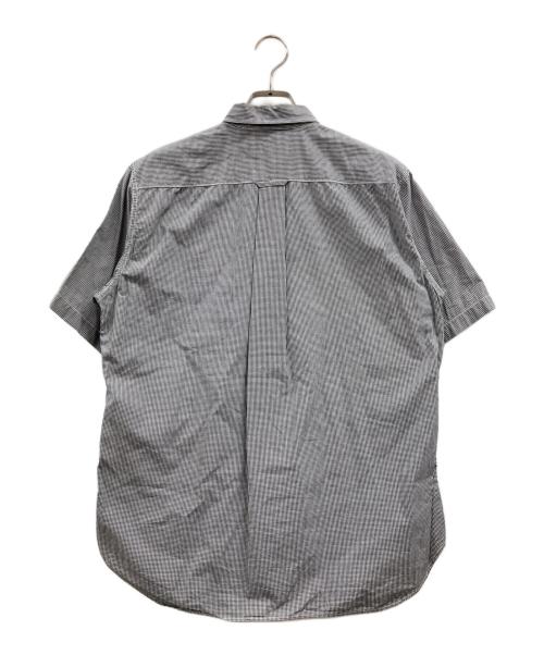 COMME des GARCONS HOMME（コムデギャルソン オム）COMME des GARCONS HOMME (コムデギャルソン オム) チェックパッチワークパターンシャツ グレー サイズ:Mの古着・服飾アイテム