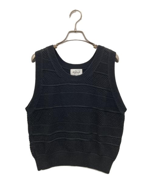 LE GLAZIK（ル グラジック）LE GLAZIK (ル グラジック) ニットベスト ブラック サイズ:36の古着・服飾アイテム
