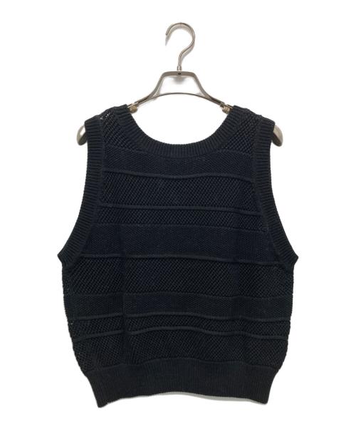 LE GLAZIK（ル グラジック）LE GLAZIK (ル グラジック) ニットベスト ブラック サイズ:36の古着・服飾アイテム