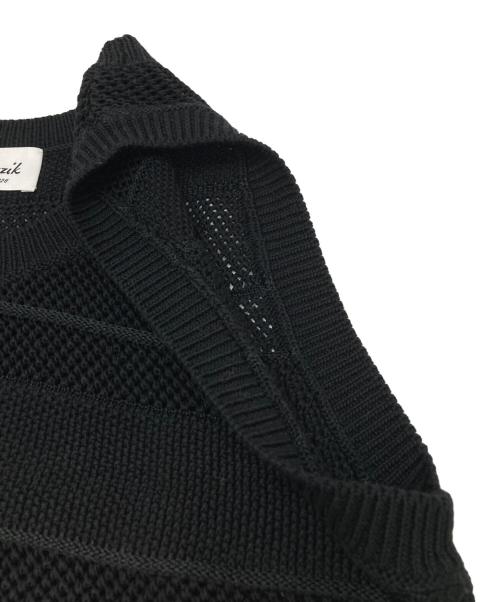 LE GLAZIK（ル グラジック）LE GLAZIK (ル グラジック) ニットベスト ブラック サイズ:36の古着・服飾アイテム