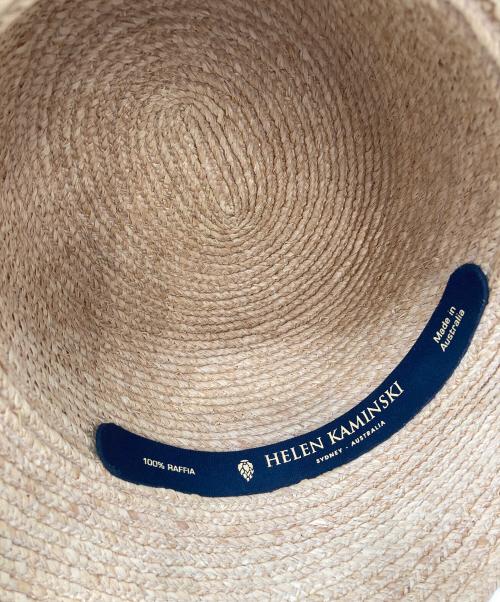 HELEN KAMINSKI（ヘレンカミンスキー）HELEN KAMINSKI (ヘレンカミンスキー) ラフィアハット ベージュの古着・服飾アイテム