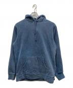 SUPREMEシュプリーム）の古着「overdyed hooded sweatshirt」｜ブルー