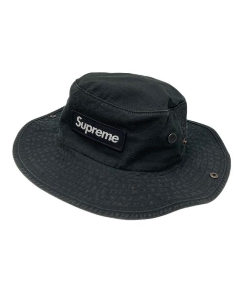SUPREME（シュプリーム）Supreme (シュプリーム) Military Boonie Box Logo ブラックの古着・服飾アイテム