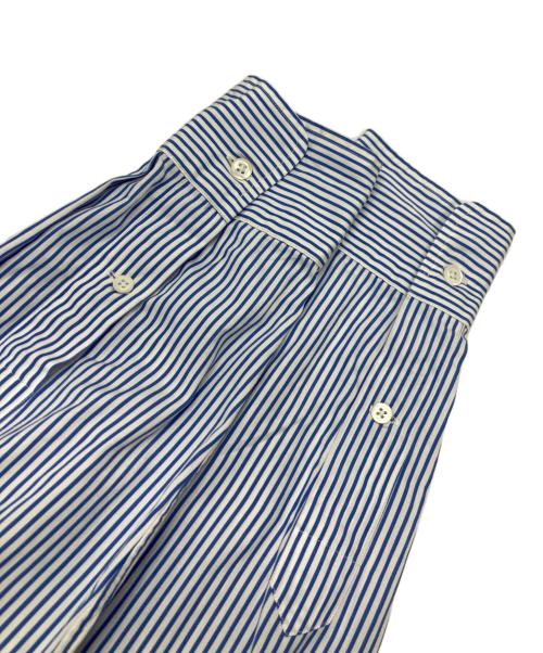 POLO RALPH LAUREN（ポロ・ラルフローレン）POLO RALPH LAUREN (ポロ・ラルフローレン) ストライプシャツ ブルー サイズ:15 1/2-35の古着・服飾アイテム