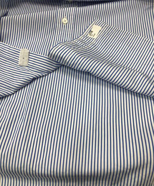 POLO RALPH LAUREN（ポロ・ラルフローレン）POLO RALPH LAUREN (ポロ・ラルフローレン) ストライプシャツ ブルー サイズ:15 1/2-35の古着・服飾アイテム