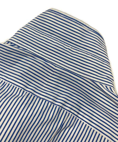POLO RALPH LAUREN（ポロ・ラルフローレン）POLO RALPH LAUREN (ポロ・ラルフローレン) ストライプシャツ ブルー サイズ:15 1/2-35の古着・服飾アイテム