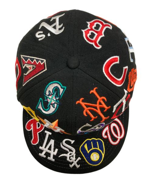 New Era（ニューエラ）New Era (ニューエラ) Team Logo Allover MLBキャップ ブラックの古着・服飾アイテム