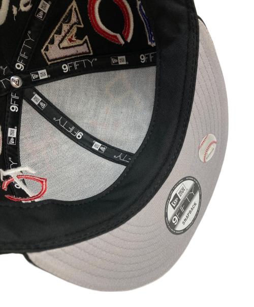 New Era（ニューエラ）New Era (ニューエラ) Team Logo Allover MLBキャップ ブラックの古着・服飾アイテム