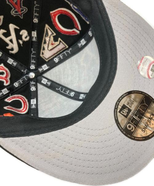 New Era（ニューエラ）New Era (ニューエラ) Team Logo Allover MLBキャップ ブラックの古着・服飾アイテム