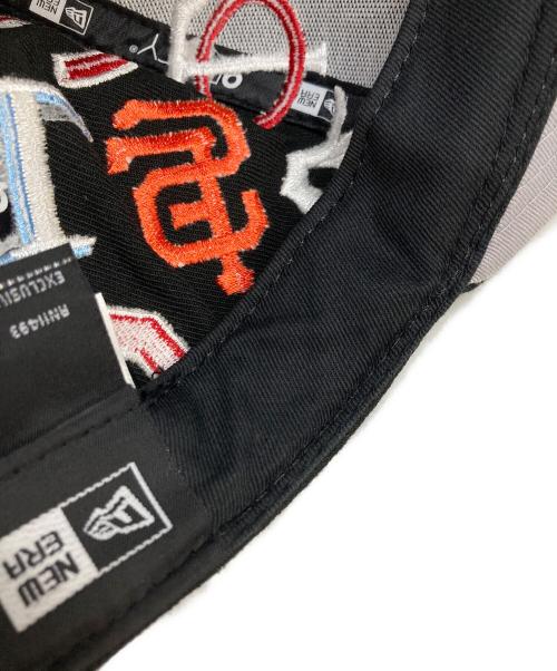 New Era（ニューエラ）New Era (ニューエラ) Team Logo Allover MLBキャップ ブラックの古着・服飾アイテム