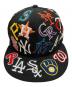 中古・古着 New Era (ニューエラ) Team Logo Allover MLBキャップ ブラック：7000円