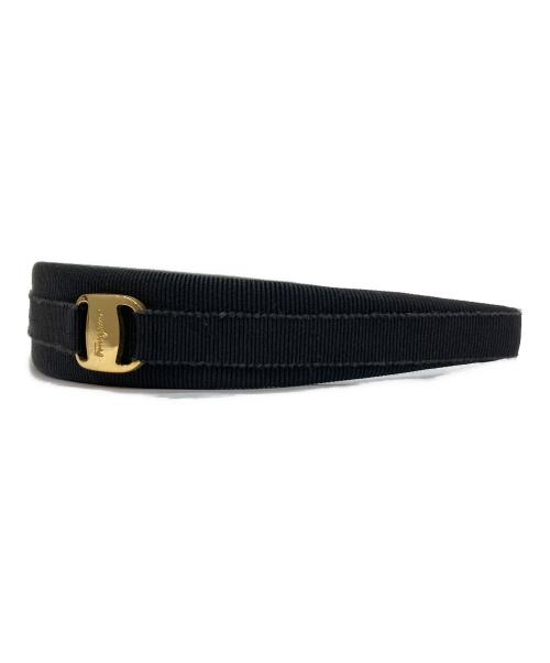 Salvatore Ferragamo（サルヴァトーレ フェラガモ）Salvatore Ferragamo (サルヴァトーレ フェラガモ) ヴァラカチューシャ ブラックの古着・服飾アイテム