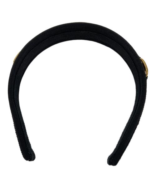 Salvatore Ferragamo（サルヴァトーレ フェラガモ）Salvatore Ferragamo (サルヴァトーレ フェラガモ) ヴァラカチューシャ ブラックの古着・服飾アイテム