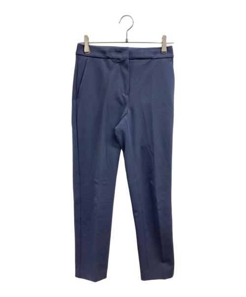 MaxMara（マックスマーラ）MaxMara (マックスマーラ) ストレッチレーヨンスラックスパンツ ブルー サイズ:36の古着・服飾アイテム