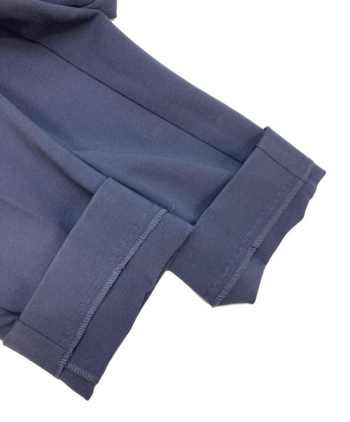 MaxMara（マックスマーラ）MaxMara (マックスマーラ) ストレッチレーヨンスラックスパンツ ブルー サイズ:36の古着・服飾アイテム