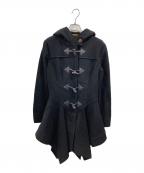 Vivienne Westwood RED LABELヴィヴィアンウエストウッドレッドレーベル）の古着「変形フレアダッフルコート」｜ブラック