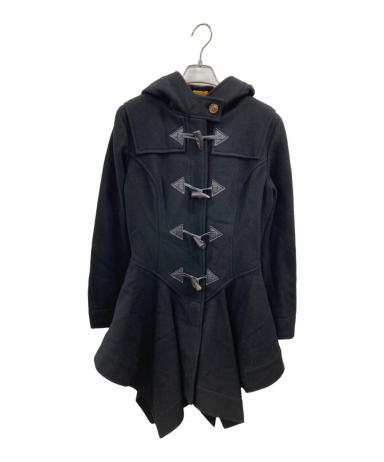  ダッフルコート フレア 変形 黒 中古・古着通販】Vivienne Westwood RED LABEL (ヴィヴィアンウエスト