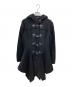 Vivienne Westwood RED LABEL（ヴィヴィアンウエストウッドレッドレーベル）の古着「変形フレアダッフルコート」｜ブラック