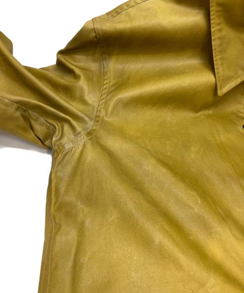 ADDICT CLOTHES（アディクト クローズ）ADDICT CLOTHES (アディクト クローズ) ワックスコットンコーチジャケット イエロー サイズ:38の古着・服飾アイテム