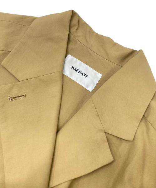 machatt（マチャット）machatt (マチャット) グログラントレンチジャケット ベージュ サイズ:2の古着・服飾アイテム
