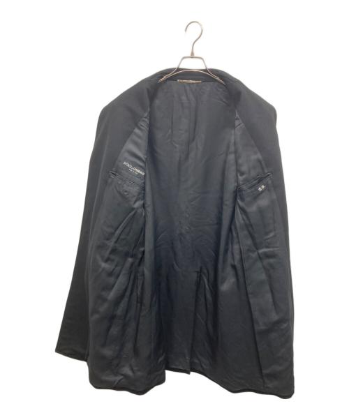 DOLCE & GABBANA（ドルチェ＆ガッバーナ）DOLCE & GABBANA (ドルチェ＆ガッバーナ) カシミヤ混チェスターコート ブラック サイズ:48の古着・服飾アイテム