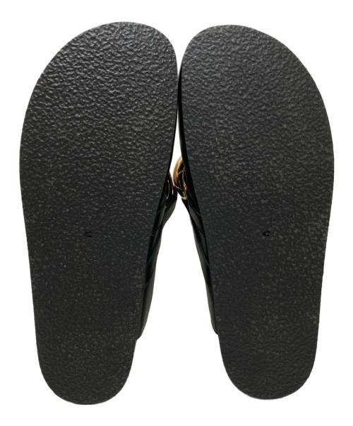 J.W.ANDERSON（ジェイダブリューアンダーソン）J.W.ANDERSON (ジェイダブリューアンダーソン) チェーンミュール ブラック サイズ:42の古着・服飾アイテム