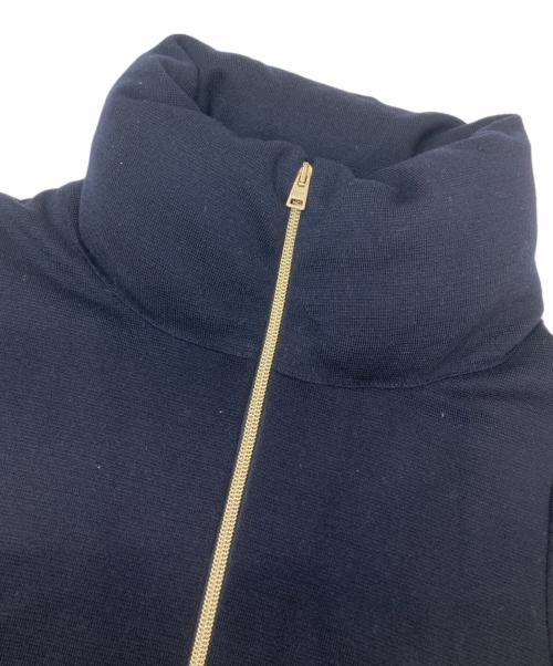 HERNO（ヘルノ）HERNO (ヘルノ) ニット切替レイヤードロングダウンジャケット ネイビー サイズ:42の古着・服飾アイテム